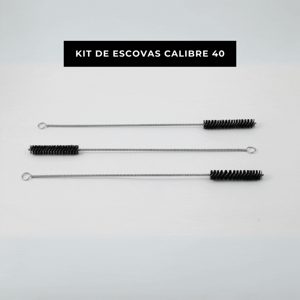 Escovas de Limpeza Calibre 40
