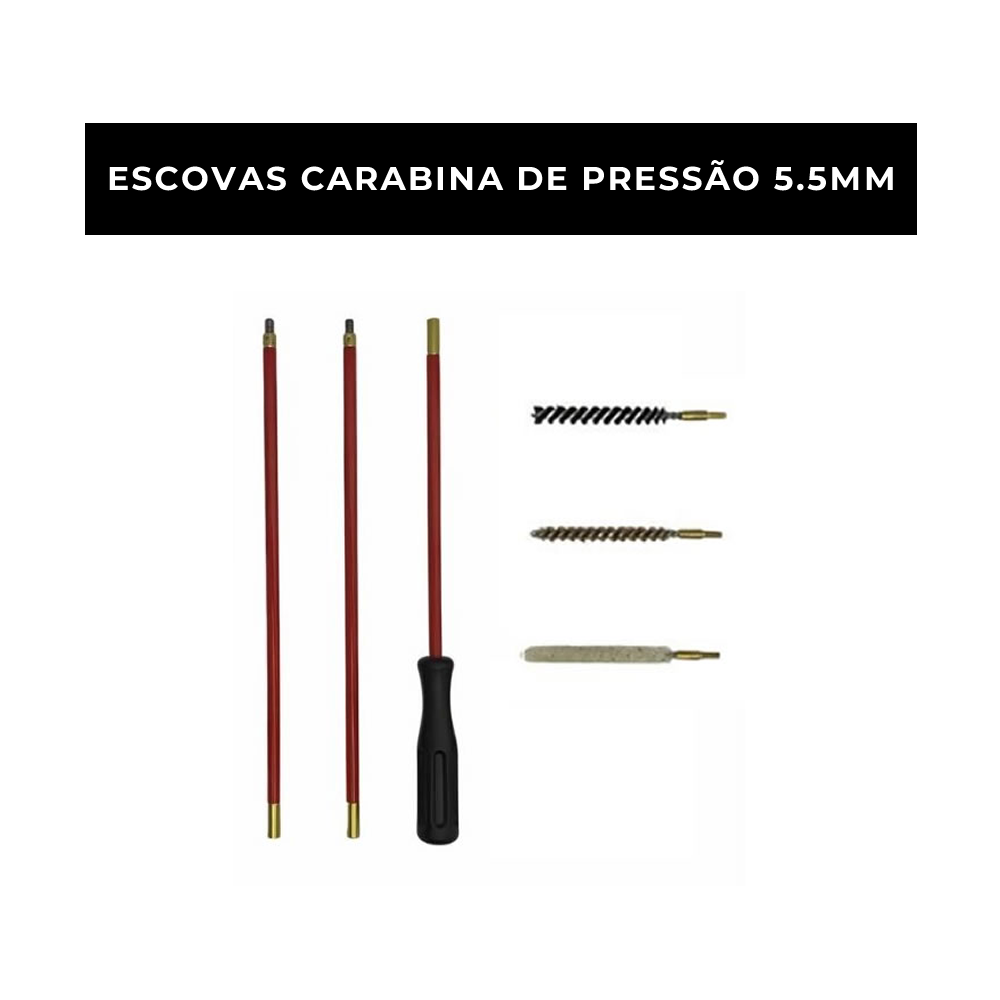 Escovas de Limpeza Carabinas de Pressão 5.5mm