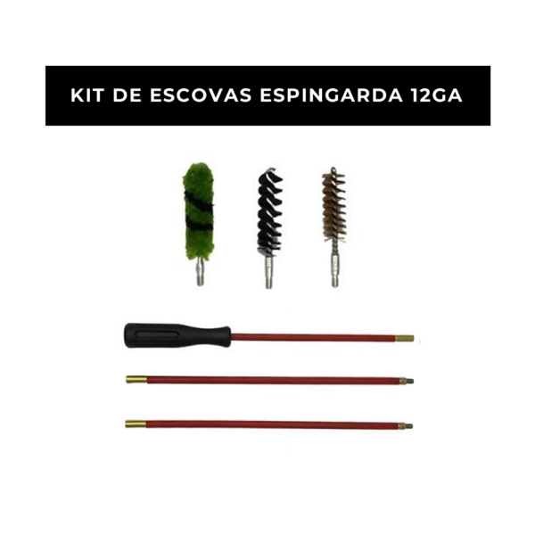 Escovas de Limpeza para Espingarda 12 GA